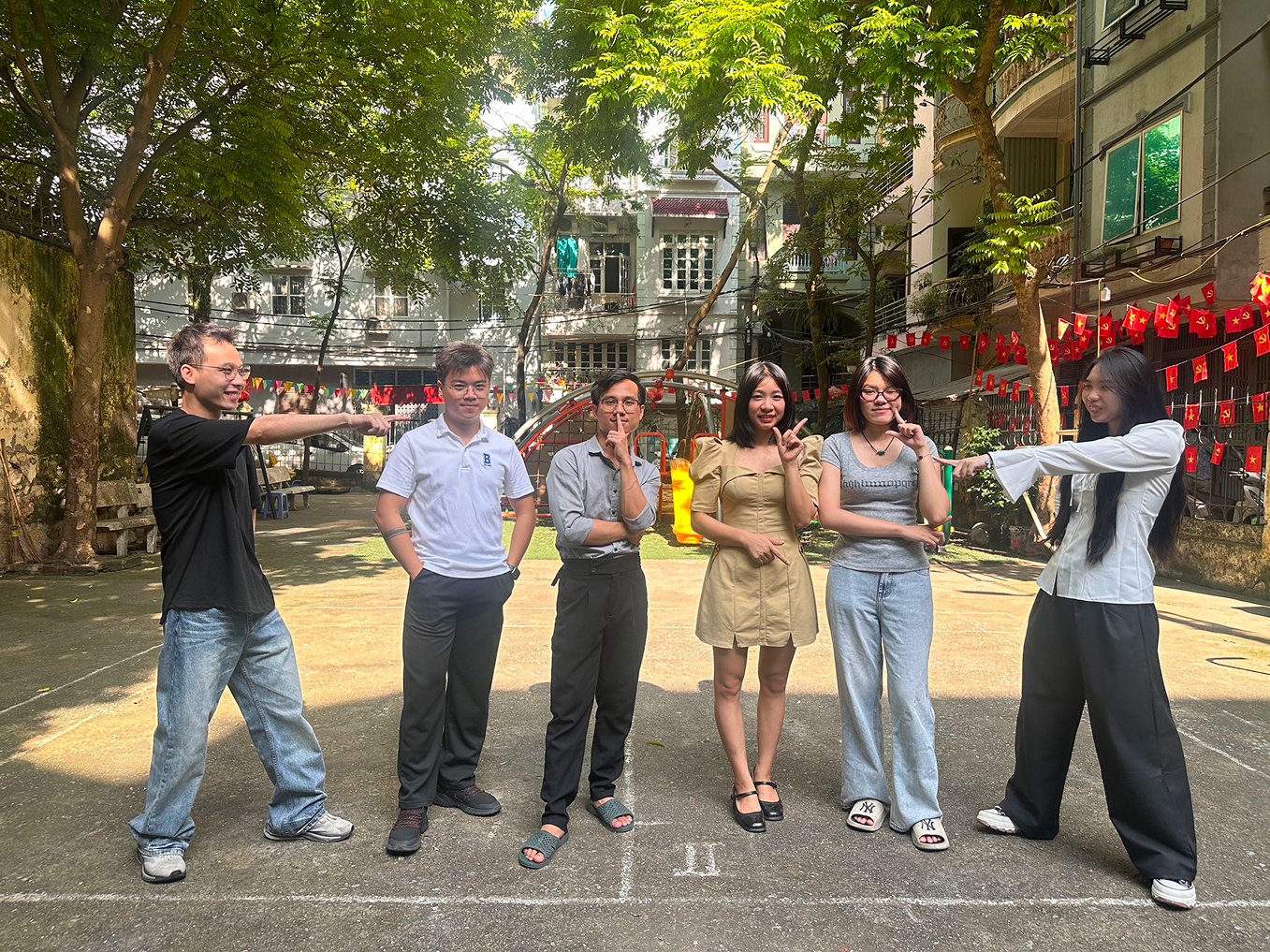 Starnix Studio team members standing together